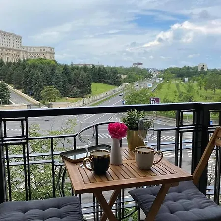 New Luxury Flat In Front Of The Parliament At Unirii 아파트 *