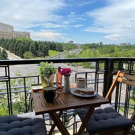 Apartman New Luxury Flat In Front Of The Parliament At Unirii